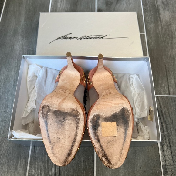 Brian Atwood Studded PVC Heels - Picture 8 of 9